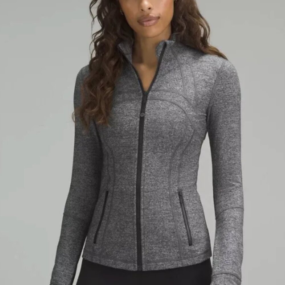 LULULEMON DEFINE JACKET SIZE 4 Heathered Black